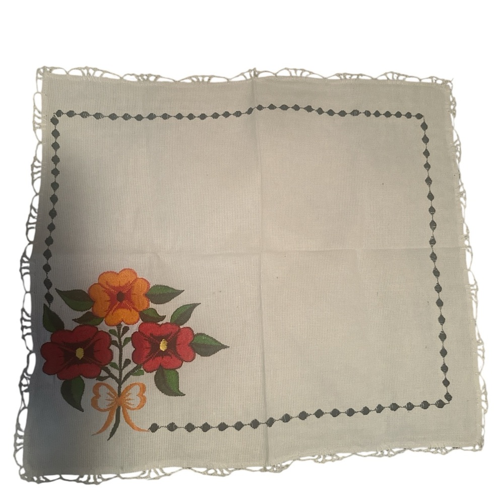 Kitchen embroidery servilleta